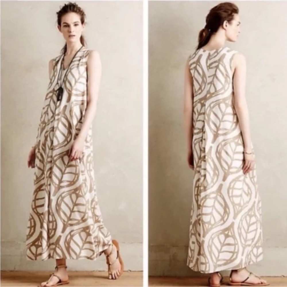 Anthropologie Whit Two Pera Maxi Dress XS